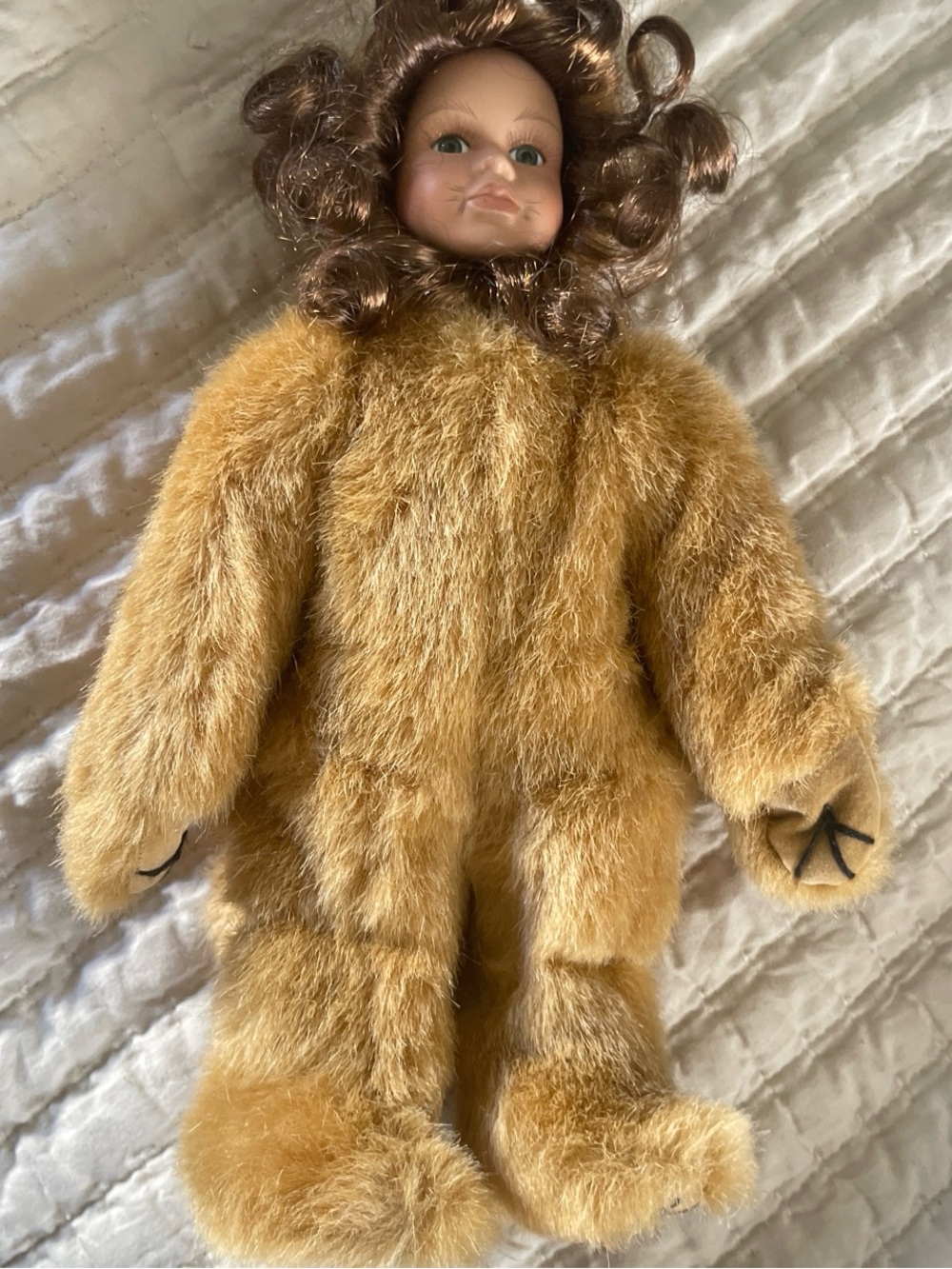 This is a Seymour Mann Storybook Collection Cowardly Lion doll